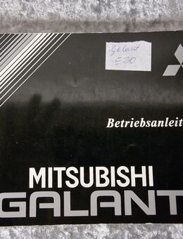 Bedienungsanleitung Mitsubish Galant E30 - Hannover Vahrenwald-List