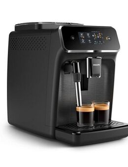 Philips Kaffeevollautomat 2200 Serie EP2220/10 Pannarello, für 2 Kaffeespezialitäten und anpassbarer Aromastärke, mattschwarz