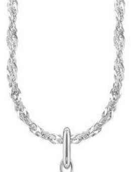 THOMAS SABO Kette mit Anhänger Cross Romance, KE2296-167-11-L45V, -14-L45V, KE2296-445-14-L45V, mit Zirkonia (synth) - mit Süßwasserzuchtperle