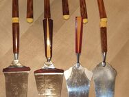 6 Kuchengabeln, 4 Tortenheber, Bakelit, Vintage, Nachlass - Eisenberg (Bayern)