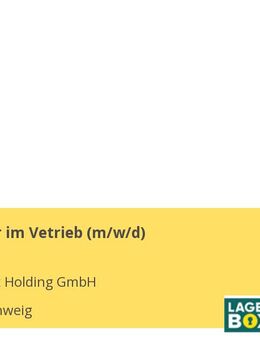 Mitarbeiter im Vetrieb (m/w/d) - Braunschweig