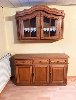 Anrichte mit Hängevitrine, Eiche - Lüder