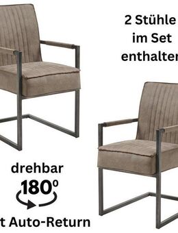 Stolkom Sp.z.o.o. Freischwinger Linda (Set, 2 St), Federkern im Sitz