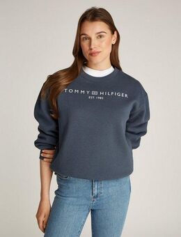 Tommy Hilfiger Sweatshirt MDRN REG CORP LOGO C-NK SWTSHRT mit Logoschriftzug