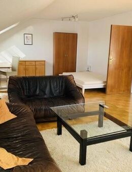 ruhiges und großes 1 Zimmer Apartment, voll möbliert mit Hausrat in Eschborn zu vermieten - Eschborn