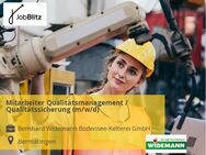 Mitarbeiter Qualitätsmanagement / Qualitätssicherung (m/w/d) - Bermatingen
