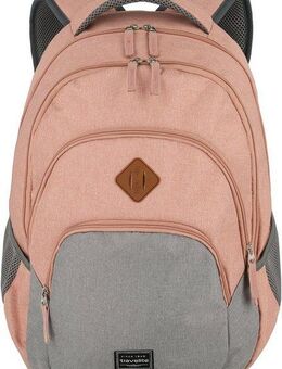 travelite Laptoprucksack BASICS Melange, Freizeitrucksack Arbeitsrucksack Schulrucksack Reiserucksack