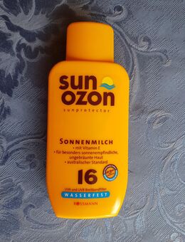 sunozon Sonnenmilch LSF 16 wasserfest 200 ml (fast voll) - Hamburg