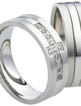 Edelstahlringe für Damen & Herren AB834-AB835 - Aholming