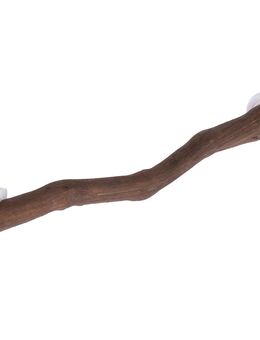 TIAKI Eck-Vogelsitzstange aus Naturholz - Größe S: L 30 x B 2 cm