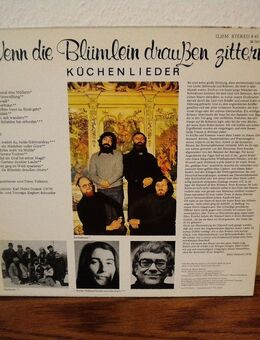 Wenn die Blümlein draußen zittern-Küchenlieder-Vinyl-LP,Amiga,DDR,1979 - Linnich