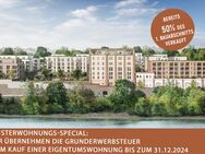 *MUSTERWOHNUNGS-SPECIAL* Wohnen als tägliches Vergnügen - Modernes Penthouse mit 60 m² großer Dachterrasse mit Rheinblick - Mainz