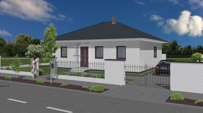 ..schlüsselfertige Bungalow Massiv Neubau mit Wärmepumpe ... für unter 200000.-€ ..