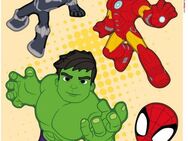 Komar Wandtattoo Spidey and His Amazing Friends Power Group - Größe 50 x 70 cm (4 St), Künstler: Komar, selbstklebend, Wandsticker, Kinderzimmer