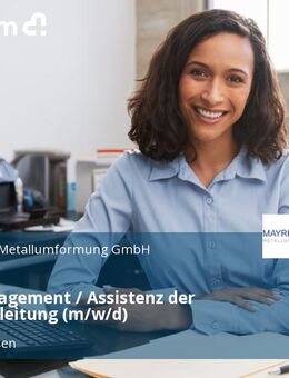 Lean Management / Assistenz der Geschäftsleitung (m/w/d) - Plüderhausen
