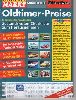 Oldtimer Markt Sonderheft Nr. 40 2007 Oldtimer Preise - Spraitbach