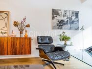 Mit Designer-Möbeln ausgestattete Wohnung mit großer Terrasse in Hamburg-Eppendorf - Hamburg