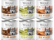 Wolf of Wilderness Adult - Mixpaket - 6 x 800 g: Wildschwein, Huhn, Lamm