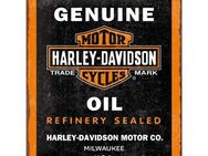 Tolles Harley-Davidson Blechschild Genuine Oil Biker Motorrad 5x20 cm - Hamburg