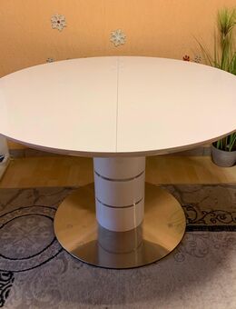 Esszimmer Tisch, Rund, vergrößert mit Mittelplatte - Viersen