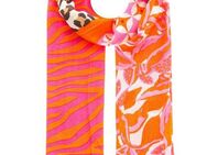 Zwillingsherz Modetuch "Wild Flower", Mit Leo und Zebra Muster