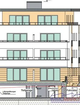 Wohnung im zweiten Obergeschoss und Tiefgaragenstellplatz in Siegburg zu verkaufen - Siegburg