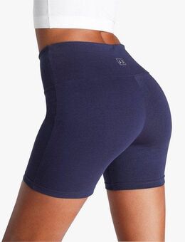 LASCANA Shorts mit breitem Bündchen und Logodruck, Loungewear