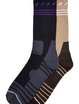 URBAN CLASSICS Strümpfe Urban Classics Unisex Hiking Performance Socks 2-Pack (1-Paar)