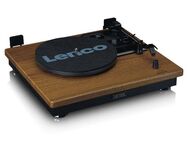 Lenco Plattenspieler mit Bluetooth und 2 externen Lautsprechern Plattenspieler (Riemenantrieb)