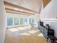 IMMOBERLIN.DE - Schmuckes Haus mit Südterrassen & Garagen in ländlicher Lage - Fredersdorf-Vogelsdorf