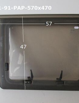 Dethleffs Wohnwagen Fenster ca 57 x 47,7 gebr. Parapress (zB DR8_ - Schotten Zentrum