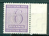 Sowjetische Zone West Sachsen Nr. 129 postfrisch Wasserzeichen W - Porta Westfalica Zentrum