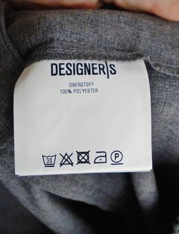 Designers-Damen-Bundfalten-Hose,Dehnbund,Grau,Töne,Größe 40 - Linnich