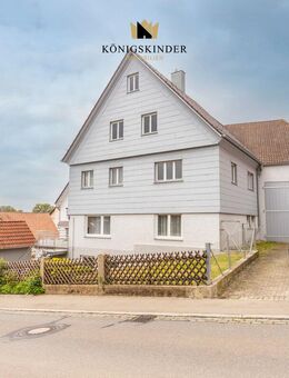 Schaffen Sie neuen Wohnraum: Großes Bauernhaus mit jeder Menge Ausbaureserve, schönem Garten uvm... - Großbettlingen