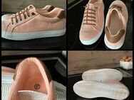 Sneaker | Größe 37 | Rosa Braun Silber Weiß | Schuhe | GUT - Dresden