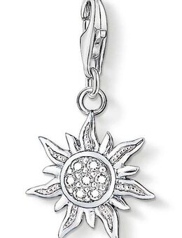 THOMAS SABO Charm-Einhänger Sonne, 1040-051-14, mit Zirkonia (synth)