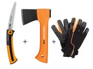 Outdoor-Geschenkset Xtract Astsäge X5 Spitzhacke Fiskars 10761 Handschuhe AXT Set5342 - Wuppertal