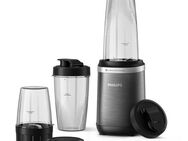 Philips Standmixer HR2767/00 5000 Series, mit ProBlend Plus-Technologie, 1000 W, 3 Becher (700, 500, 300 ml), kompaktes Design, Schwarz/Edelstahl