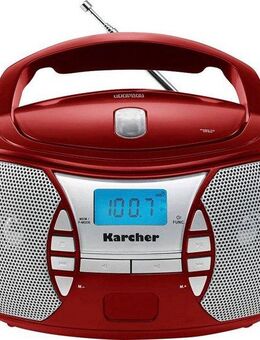 Karcher RR 5025 Boombox (FM-Tuner, UKW mit RDS, 2,2 W, CD Radio, UKW Radio, Batterie/Netzbetrieb, Kopfhöreranschluss)