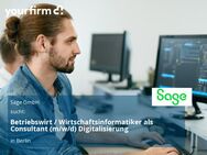 Betriebswirt / Wirtschaftsinformatiker als Consultant (m/w/d) Digitalisierung - Berlin