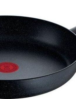 Tefal Bratpfanne Black Stone, Aluminium (1-tlg), Aluminium, Mineralia Antihaft, Thermo-Signal, alle Herdarten,Induktion