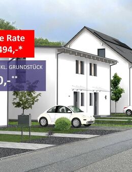 Doppelhaushälfte auf naturnahem und flachem Grundstück - Eberbach