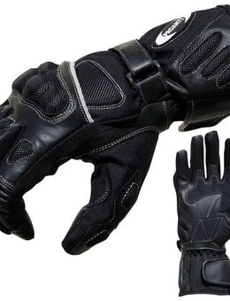 PROANTI Motorradhandschuhe aus Leder/Cordura