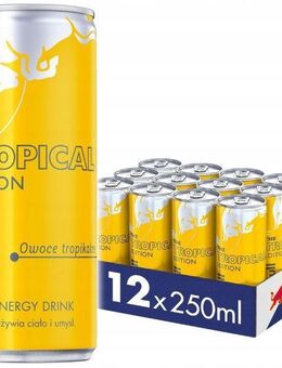Red Bull Tropical - 12x250ml - Erfrischender Energy Drink - Ingolstadt