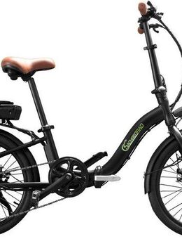 SachsenRad E-Bike Faltrad F2, 7 Gang Shimano Shimano SIS 7-Gang-Schaltung Schaltwerk, Kettenschaltung, 470 Wh, LCD-Steuerdisplay, Fahrmodus Pedelec, LED-Frontlicht, LED-Rücklicht