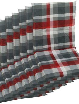 GO-DE Sesselauflage, (Set, 8 St), 108x48 cm
