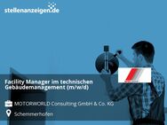 Facility Manager im technischen Gebäudemanagement (m/w/d) - Schemmerhofen