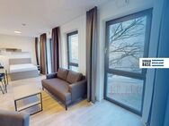 URBAN BASE: Vollmöbliertes 1-Zimmer-Large-Apartment mit EBK, BALKON, ALL-IN-MIETE, UVM. am Rheinufer - Düsseldorf