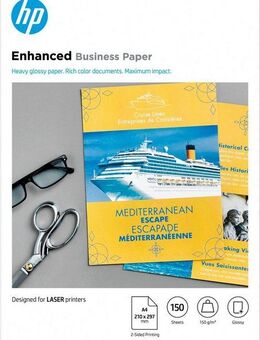 HP Fotopapier Professional Laser-Papier glänzend