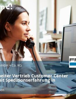 Sachbearbeiter Vertrieb Customer Center (m/w/d) mit Speditionserfahrung in Teilzeit - Plüderhausen